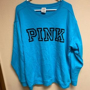 Blue pink sweatshirt